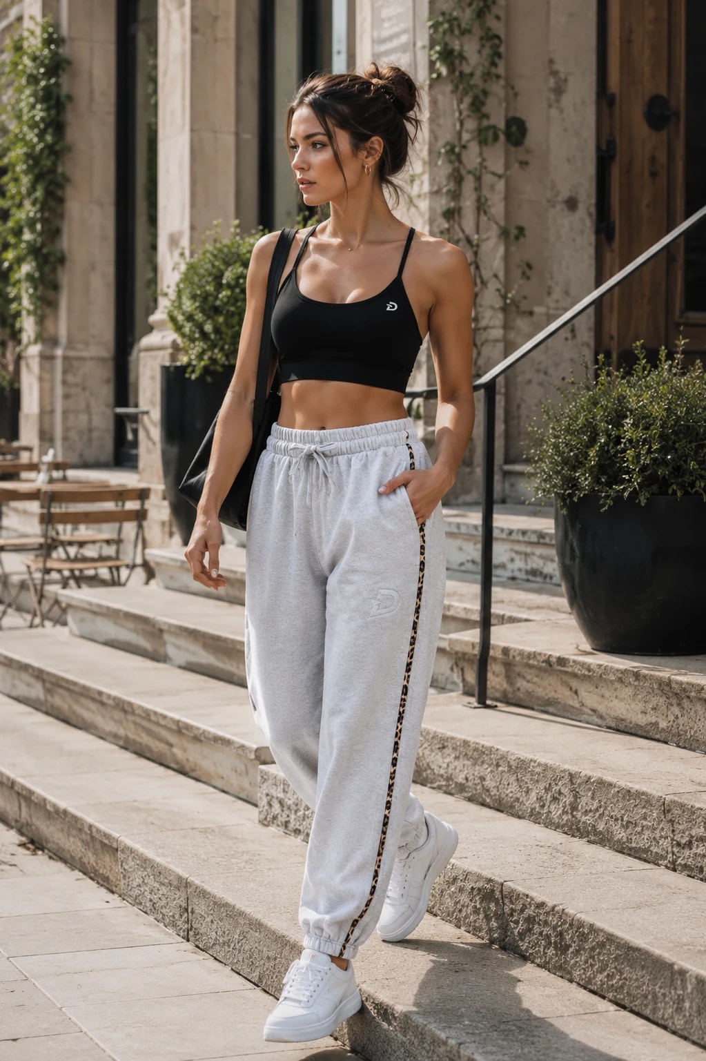 Jogginghose Tape Leopard