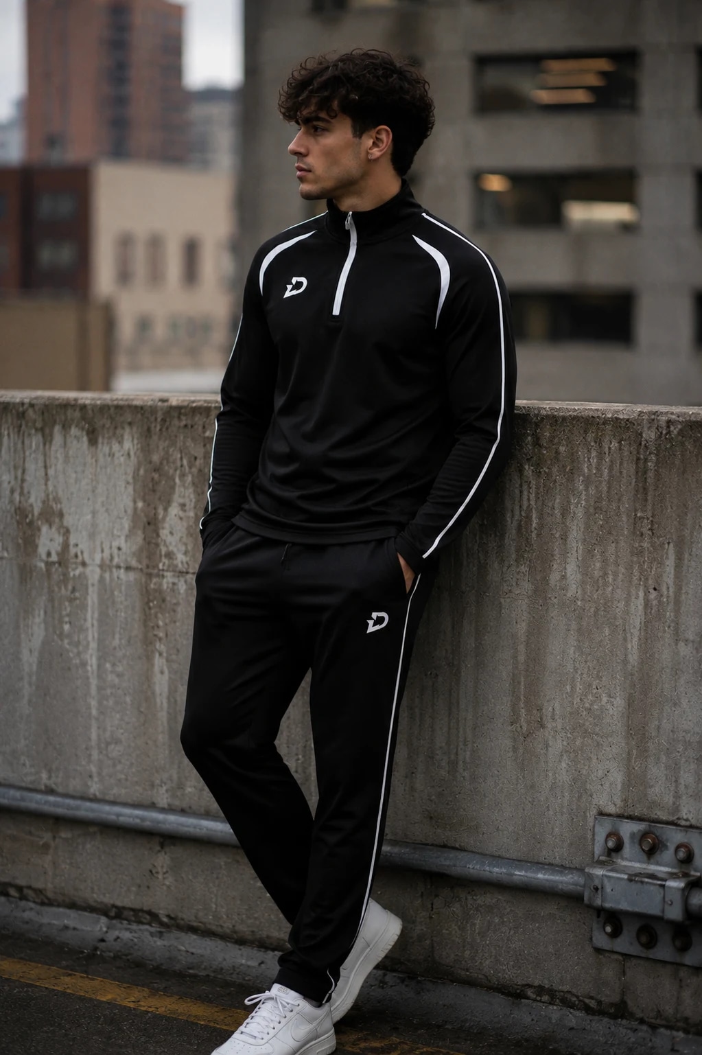 Half-Zip-Sweatshirt Ajax — Foto 1