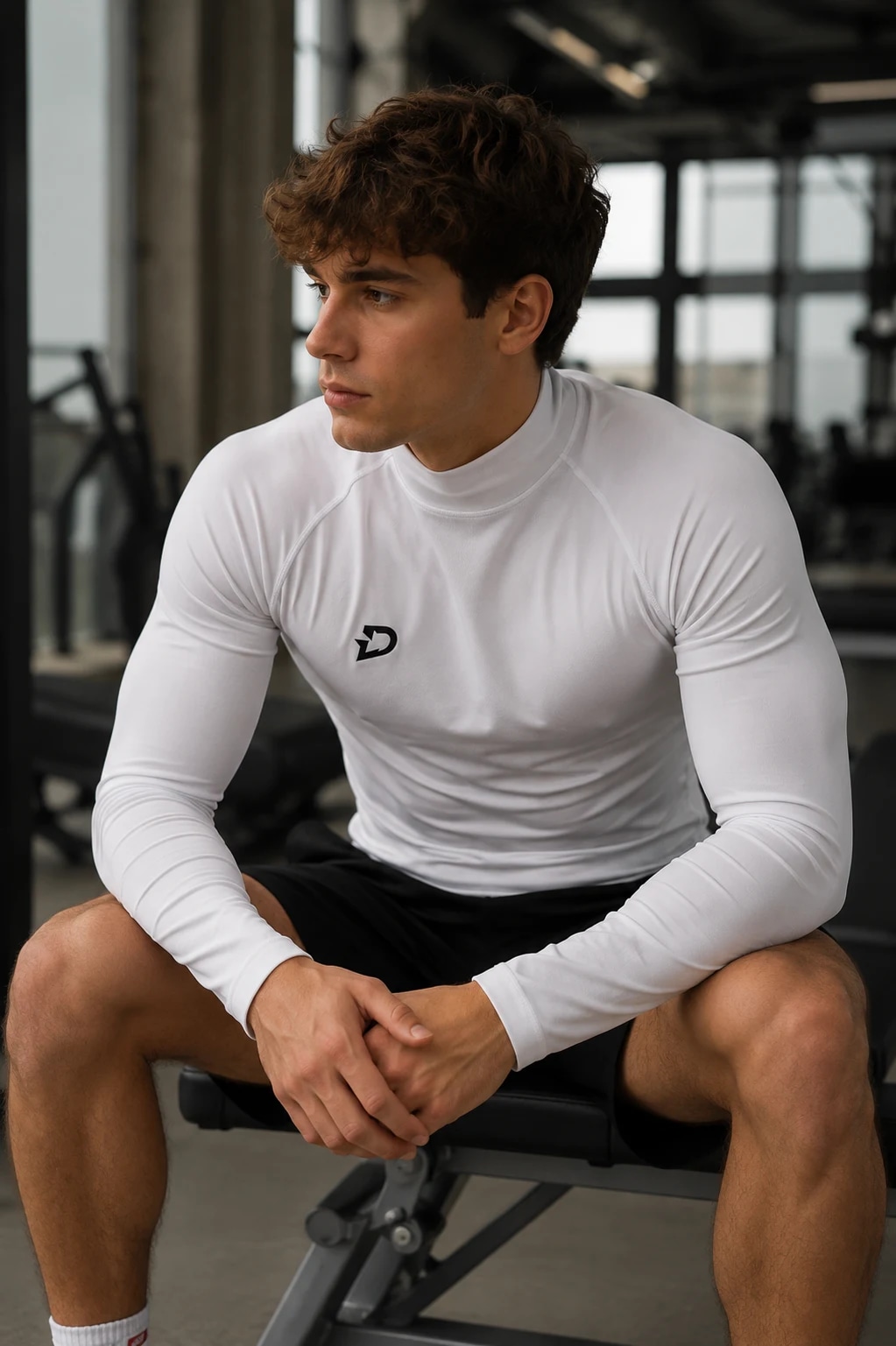 Thermoshirt Stehkragen Warm — Foto 1